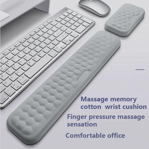 Memory Foam Mouse Pad with Keyboard Wrist Rest Support