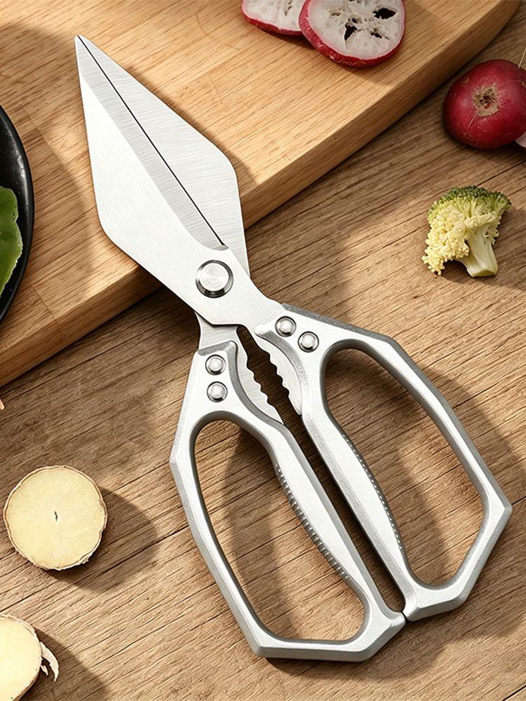 Powerful Chicken Bone Scissors Stainless Steel Kitchen Clippers Seafood Chicken Poultry Shears Cutter