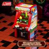 JAKI Retro Electronics Series Game Console High Brick Building Blocks MOC Model Assembly Creative Ornament Kids Birthday Gift