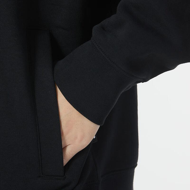 Nike Hanorac casual pentru antrenament cu sigla retro americană cu litere. Hanorac pentru bărbați Negru FN2156-010