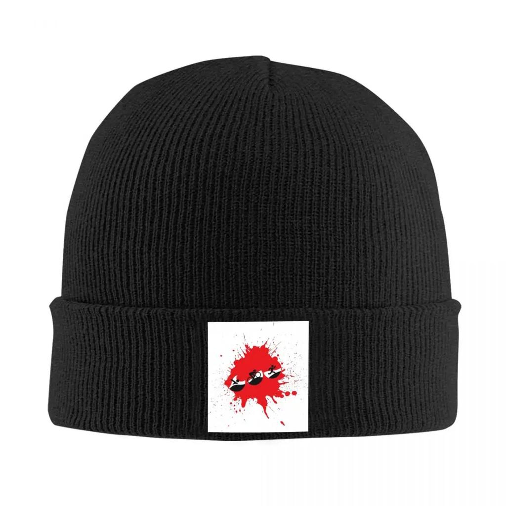 Triathlon Silhouette Warm Knitted Cap Winter Knit Bonnet Hat Skullies Beanies Hip Hop Caps for Unisex
