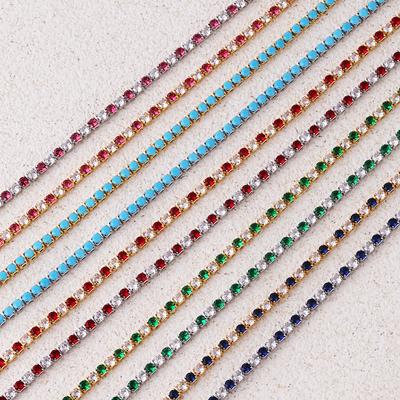 NEWEST Sexy Choker Iced Out Tennis Chain Necklace For Women Luxury Cubic Zircon Crystal Short Hiphop Neck Accessories Jewelry