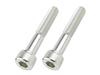 POSH FAITH Motorcycle Supplies Cap Bolt Stainless Steel 2 Pieces