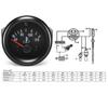 ZMFJH VDO 52mm Water Temperature Gauge with Sensor DC24V LED 40-120C Pointer Water Temp Meter for Diesel Generator Set Parts
