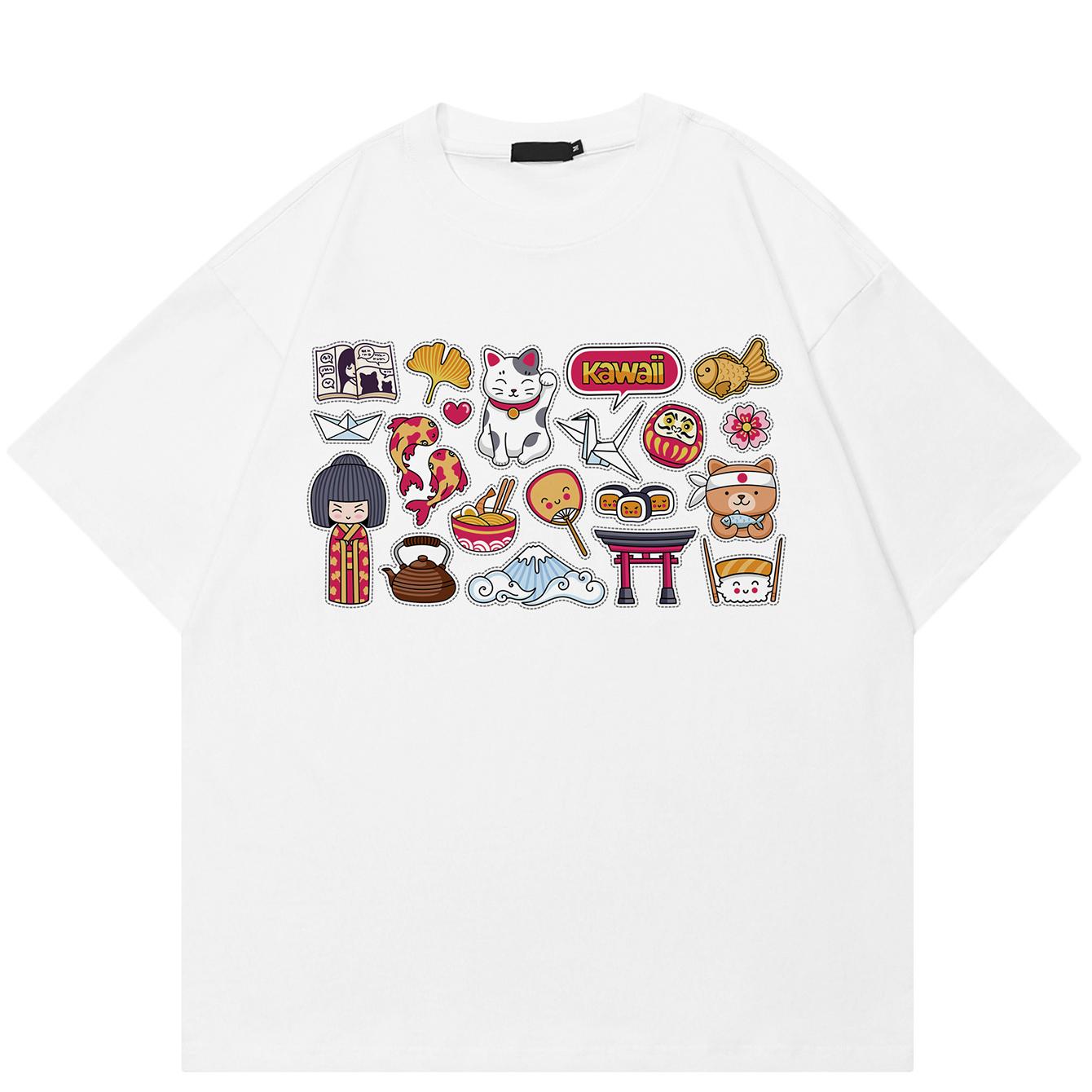 

Японская футболка унисекс Harajuku Sushi