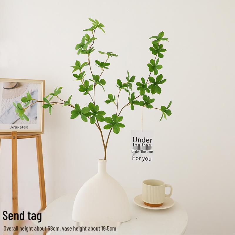Nordic Green Japanese Bellflower & Andromeda Faux Branch for Home Decor