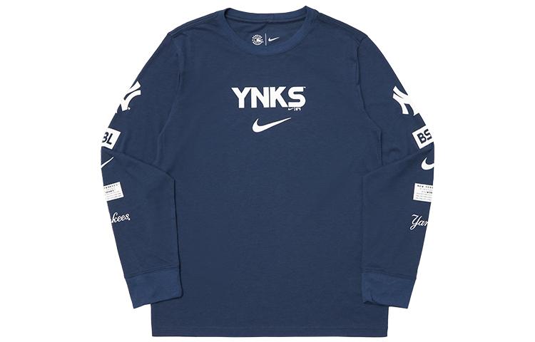Nike x MLB Sweatshirt Navy Blue Kids 3Z3B7SBHL-NYY M