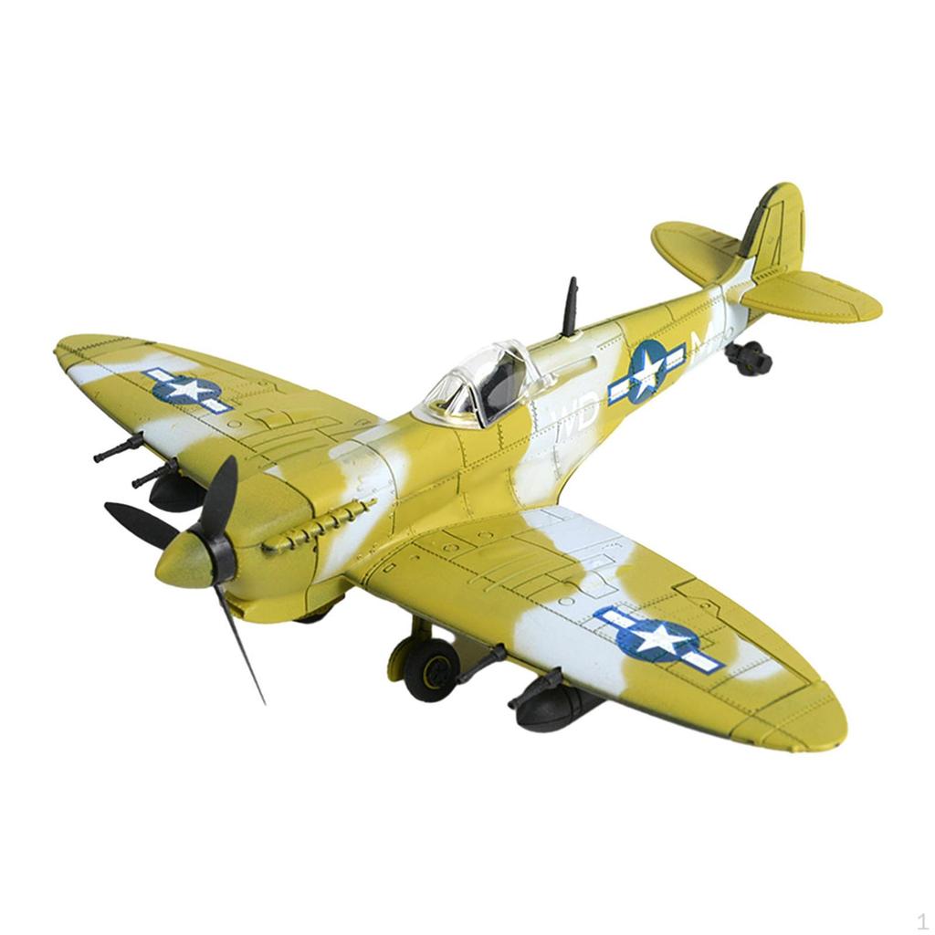 1:48 Building Kits Airplane Model Desk Decoration Educational Boy Toy Ornament Assemble DIY Plane 3D
