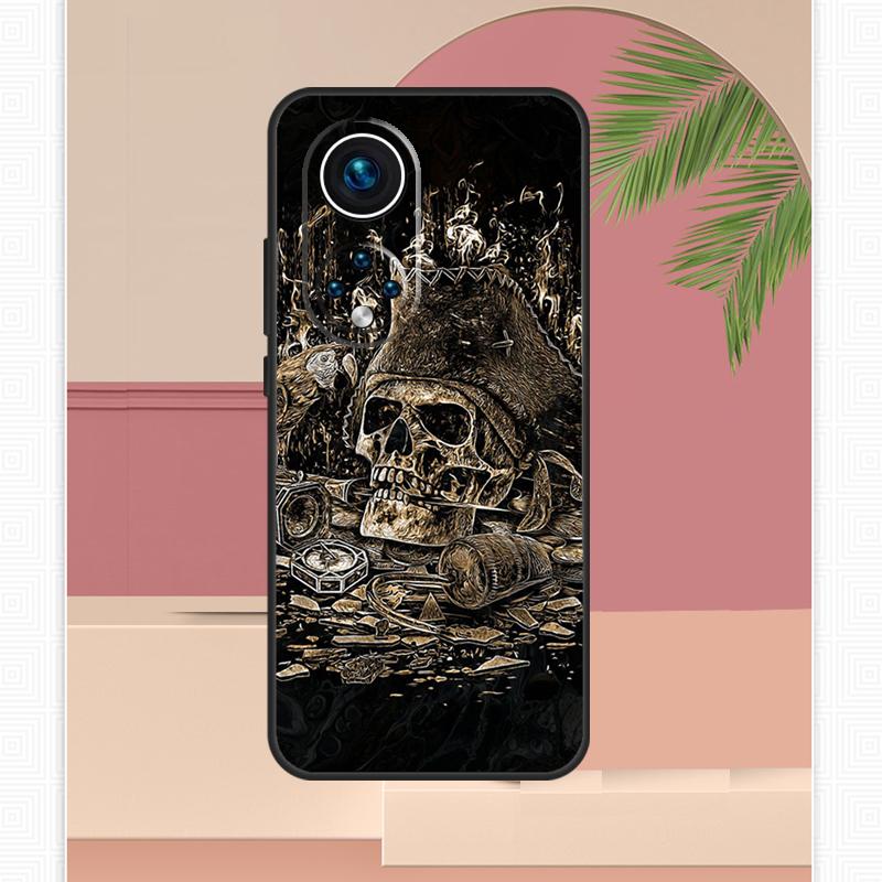 Gothic Skull Case For Honor Magic 8 Pro 7 6 5 Lite Honor 200 400 X9c X9b X9a X8b X8a X8c 50 70 90 Cover