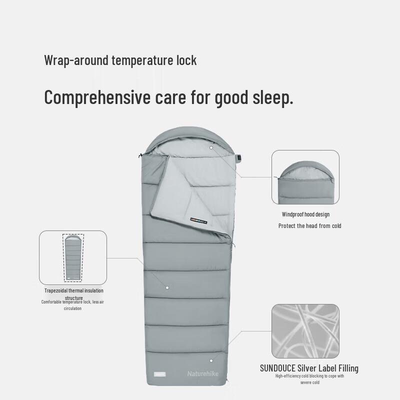 Naturehike M Series Envelope Sleeping Bag MS300