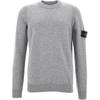 Lambs Wool Crewneck Melange Grey Unisex Tops 8115508A3-V0M64