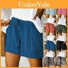 Stilvolle Damen Locker Mini Kordelzugshorts Mit Taschen Für Lässigen Komfort