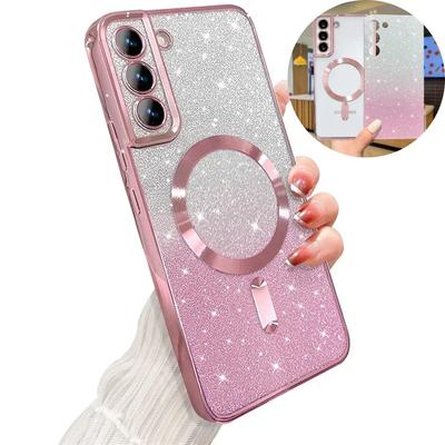 Verlauf Glitzer Hülle für Samsung Galaxy S25 S24FE S23FE S21FE S20FE S20 S21 S22 S23 S24 Plus FE Note20 Ultra Bling Glänzende Hülle