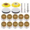Gold Grinder Sanding Disc Kits Backing Pad Hook and Looping with Sander Pads Sandpaper for Woodworking Accessories