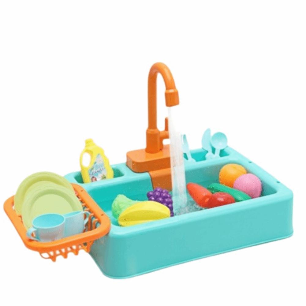 Zestaw Trwały Zlew Zabawkowy Interaktywna Zabawka Symulacyjna Kuchnia Wysokiej Jakości Zabawka Zmywarka Dzieci