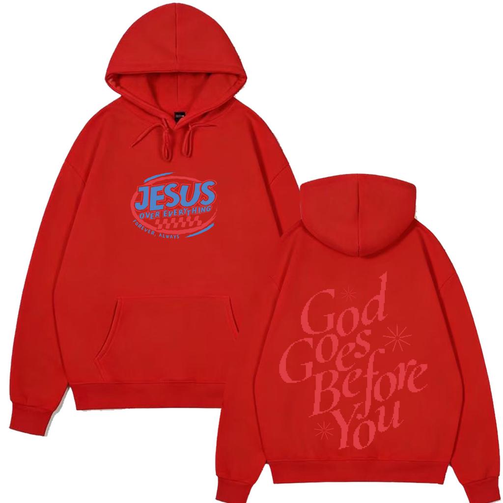 Jesus Christian Bible Verse Vintage Graphics Hoodie Unisex Fashion Clothing Pullover Autumn Winter Loose Casual Sweatshirts