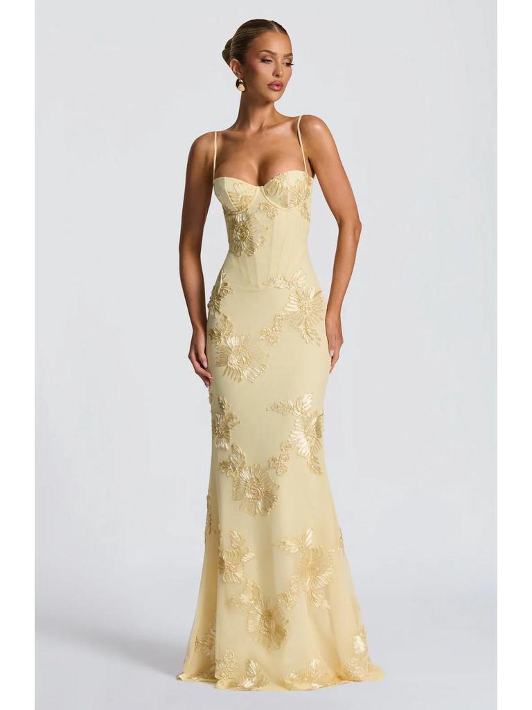 Summer Pearl Bow Backless A-line Dress