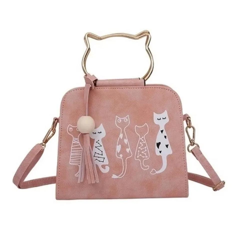1 Pcs Crossbody Bag Female Students New Korean Edition Academy Style Personalized Cute Fresh and Fashionable Bag
