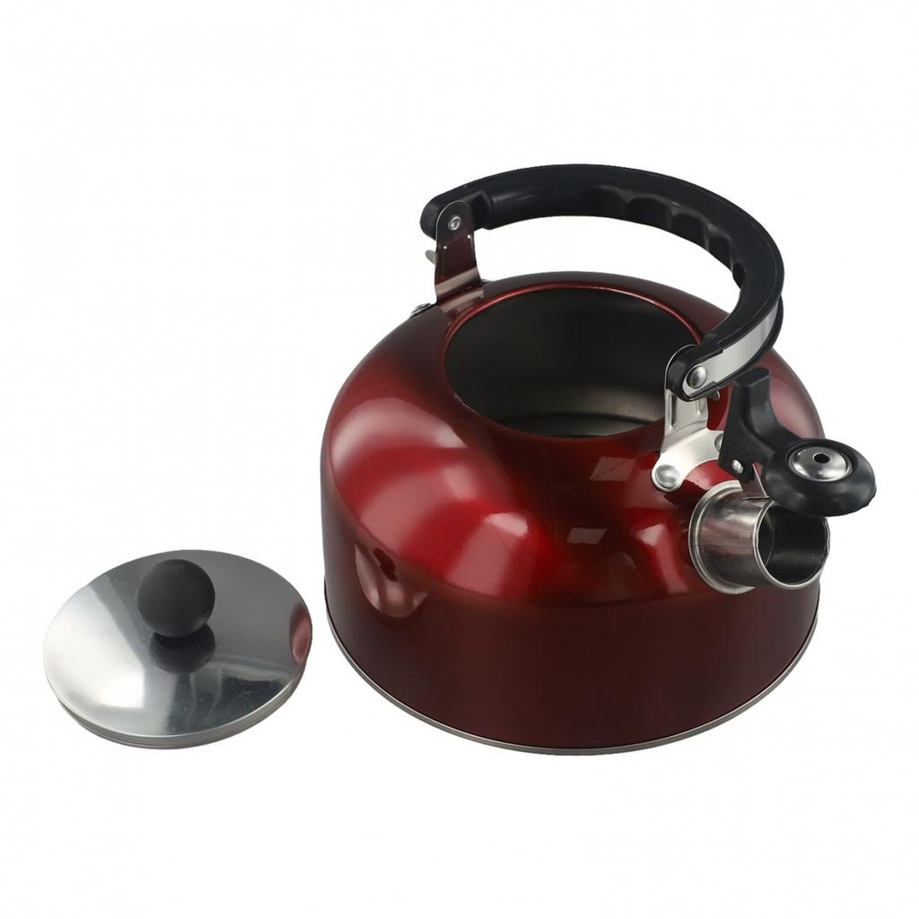 Innovative Design 3L Whistling Kettle Made from Sturdy Stainless Steel Material