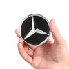 For Mercedes Benz 52mm 57mm Car Steering Wheel Badge Sticker Replacement Decoration for Mercedes Benz AMG A B S R G GLK GLA CLA