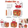 Santa Claus Money Box With Red Paper For Christmas Party Decorations And Gift Exchange