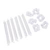 Satin Pillow Rollers Satin Covered Heatless Hair Curlers Flexible Rollers for Heatless Curls for All Hair Types