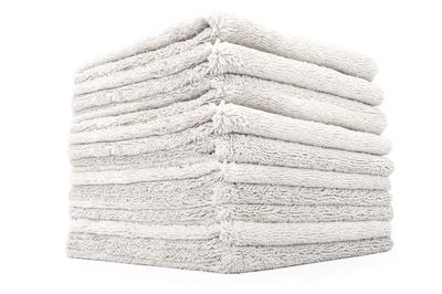 The Rag Company Creature Edgeless Towels, 40x40cm, Pack of 10, Car Wash Compound Remover, Wax, Sealant Remover, Multi-Purpose Towels (Ice Gray)