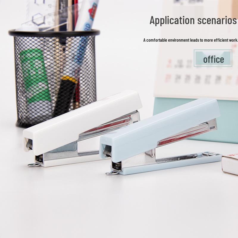 Mini Macaron Color Stapler with No. 10 Staples for Student & Home Use