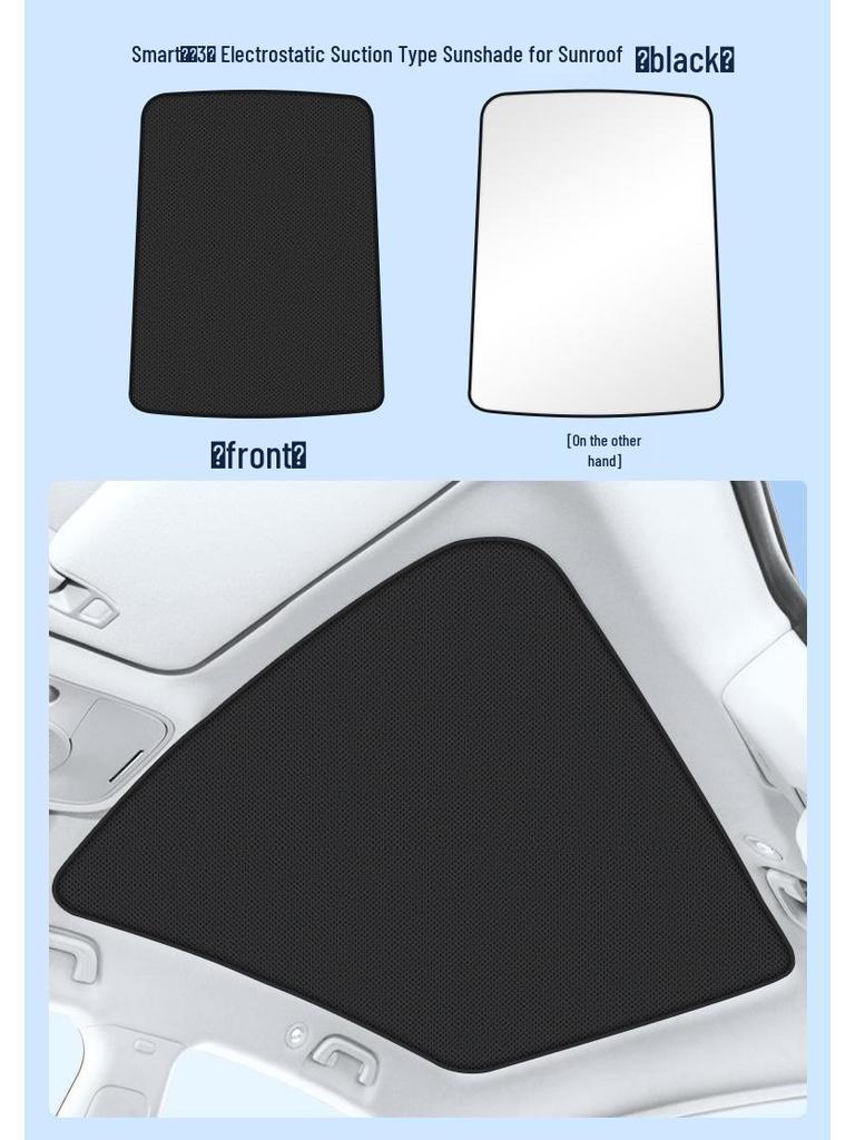 Electrostatic Sunroof Sunshade for Mercedes-Benz Smart Fortwo