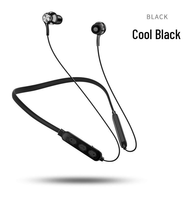 Wireless Dual-Ear Bluetooth Earphones with Ear-Hook Neckband for Apple & Huawei - Ideal for Running & Sports