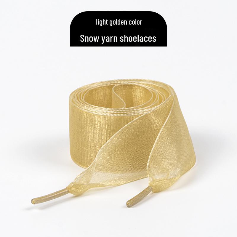 Chiffon-Schnürsenkel: 2,5 cm breit für Samba-, deutsches Trainings- und Rennschuhwerk (Paar)