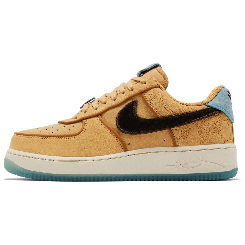 Kobe Bryant x Nike Air Force 1 Low Twine Unisex Sneakers Brown Baroque-Brown Flax IM0582-700 42