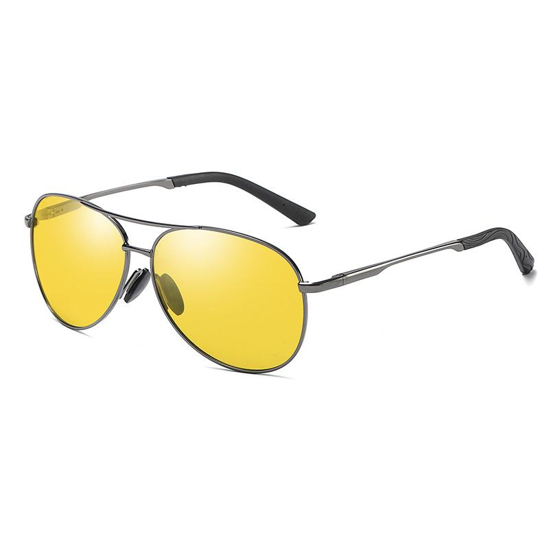 Męskie spolaryzowane okulary przeciwsłoneczne 8013 Okulary zmieniające kolor, Okulary do widzenia w nocy, Okulary antyrefleksyjne dla kierowców