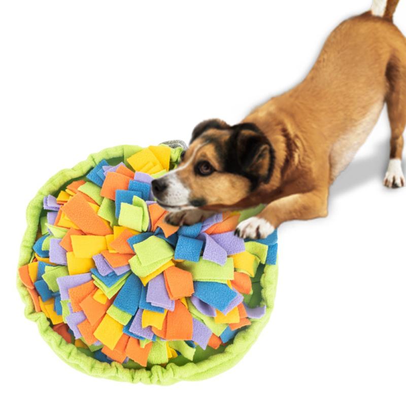 Pet Snuffle Mat Multifunctional Dog Slow Food Sniffing Pad Polar Fleece Interactive Foraging Puzzle