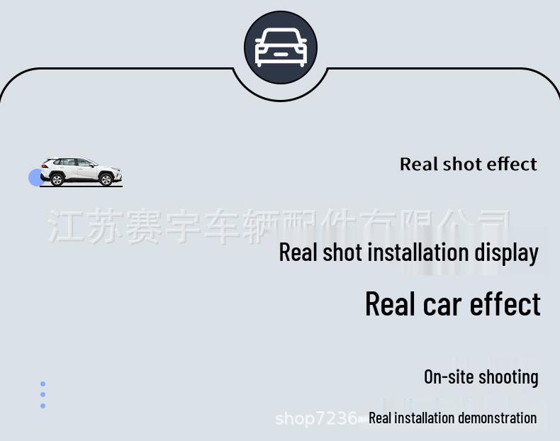 Rear Roof Spoiler for 20-25 Toyota RAV4 Wildlander - No-Drill, Full Coverage Mod.