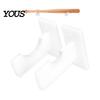 Baseball Bat Display Case 2PCS Acrylic Stands, Wall Mount Space Saving Hanging Shelf Holders, Soft Lining Protection Organizers for Sports Memorabilia