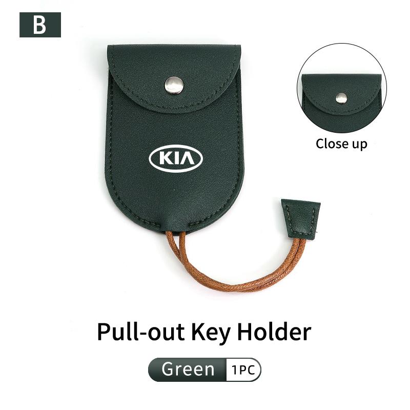 Multifunction Car Key Scratch Protective Case Keys Storage Holder Auto Accessories For KIA Cerato Proceed Venga Stonic Picanto