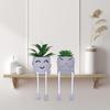 Face Hanging Leg Planter Pots for Indoor Outdoor Plant Smile Face Plant Pots Hanging Flowers Pots Face Planter