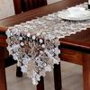 European Style Simple Modern Long Table Flag TV Cabinet Tea Table Flag Lace Fabric Art Pastoral Table Cloth