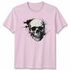 Skull Art Graphic Mens T-Shirt Womens Tee Grunge Gothic Unisex Tee 5