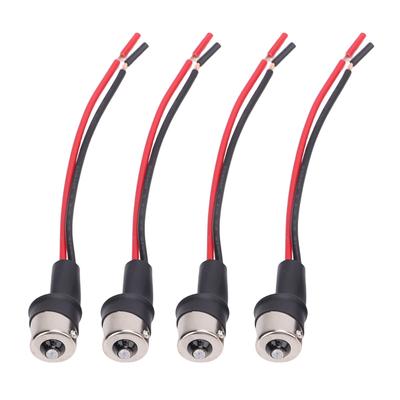 4 Stück LED-Glühbirnenfassung Stecker Wasserdichtigkeit Glühbirnenkabelbaum Adapterstecker für Auto Scheinwerfer Blinker Rücklicht