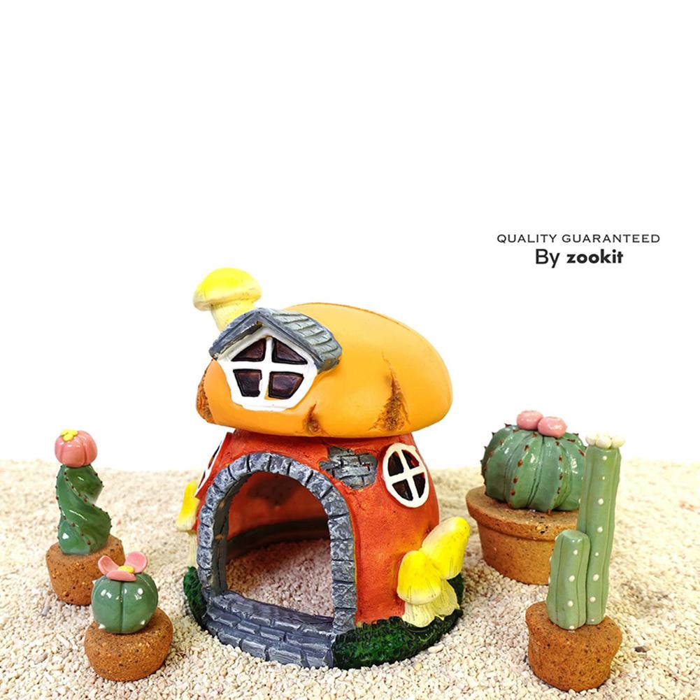 Resin Ornaments Fish Shrimp Hideout Caves Escape House Layout Prop Aquarium Fish Tank Landscaping Decoration
