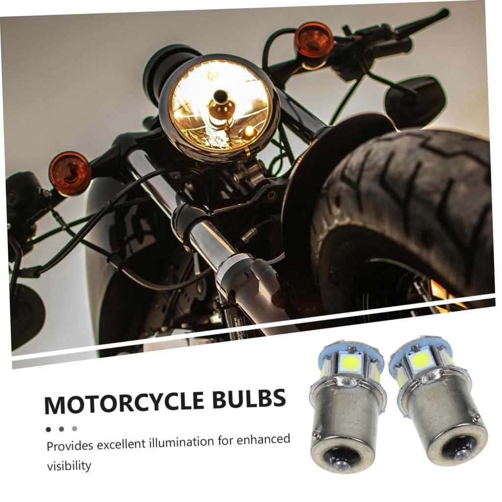 GRADENEVE 2pcs Motorcycle Turn Signal Signal LED Bulb Motorcycle Bulb LED Turn Signal