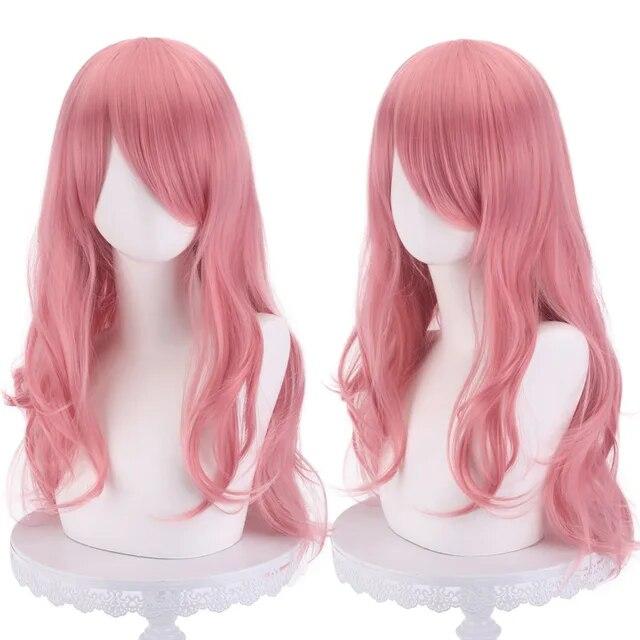 Cosply Wig 70 Cm Red Long Curly Synthetic Wig Anime Halloween Wig Body Lucky Girl Ruby Gillman  Christmas  Party