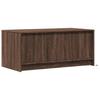LED Coffee Table Brown Oak Effect Particleboard