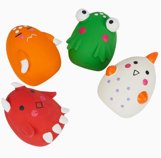 Latex Pet Squeaky Toy, Wear Resistant Durable Chew Toy, Bring Fun & Accompany Pets Growth
