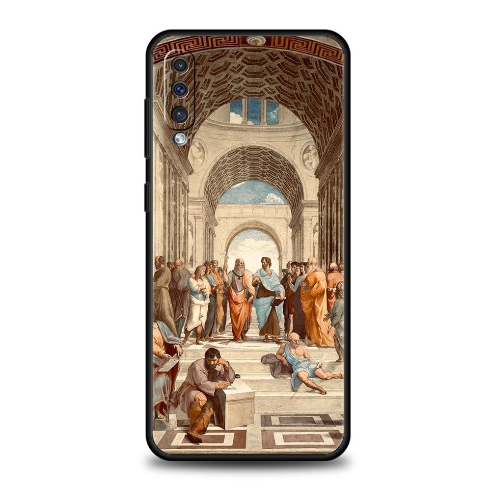 Renaissance Art Painting Phone Case For Samsung A52 A14 A50 A70 A10 A30 A40 A20S A20E A02S A12 A22 A34 A42 A32 5G A54 A04s Cover
