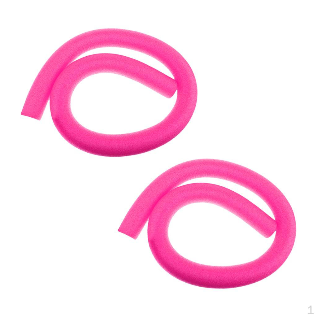 2 Pieces 59inch Deluxe Hollow Foam Floating Noodles - For Swim, Pool, Fun and Crafts Choose Colors
