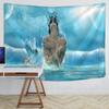 Real Scene Mermaid Tapestry Naked Mermaid Wall Hanging Hippie Sea Wall Tapestry Home Bedroom Dorm Bohemian Wall Cloth Tapiz