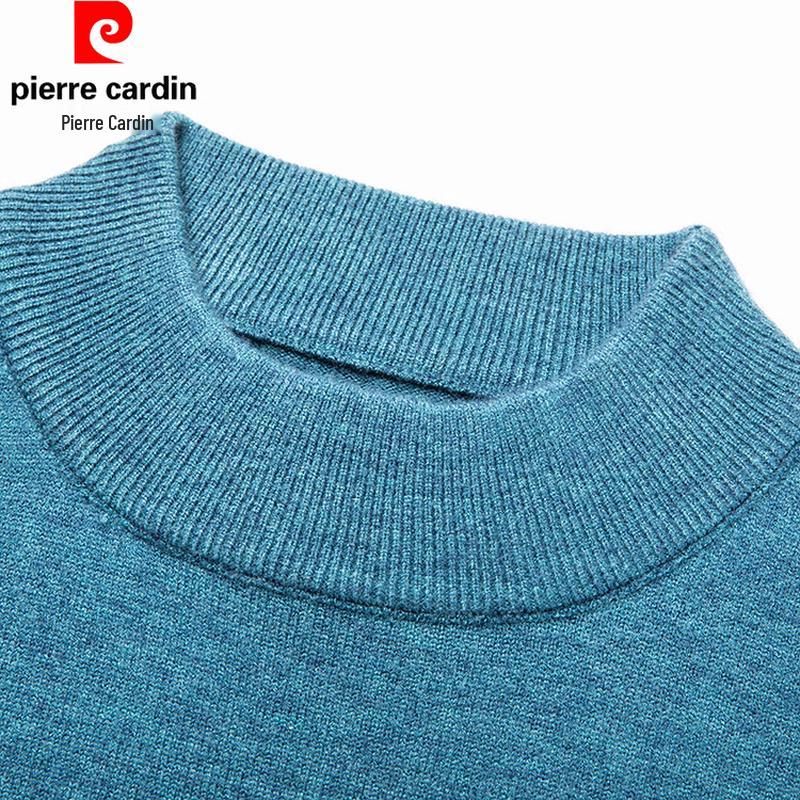 Pierre Cardin Men's Slim-Fit Semi-Turtleneck Wool Blend Sweater